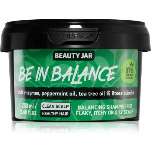 Beauty Jar Be In Balance pomirjujoči šampon za suho in srbeče lasišče 280 ml
