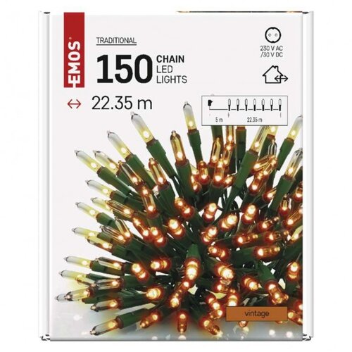  Emos led svetlosni lanac tradicional 150 led 223m MTG-D4AW12 Cene