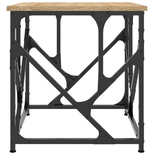  Stolić za kavu boja hrasta 45 x 45 x 47,5 cm konstruirano drvo Slike
