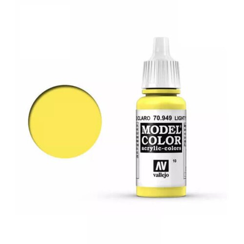 Vallejo Model Color 010 ževplano rumena (Light Yellow) (949) - 17 ml Cene