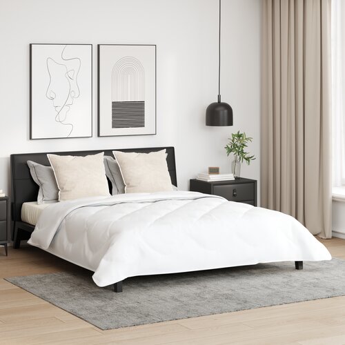 vidaXL Odeja z blazino 3 pcs Bela 240 x 260 cm Mikrofibra Cene