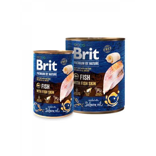 Brit Premium by Nature Fish with Fish Skin 800g Cene