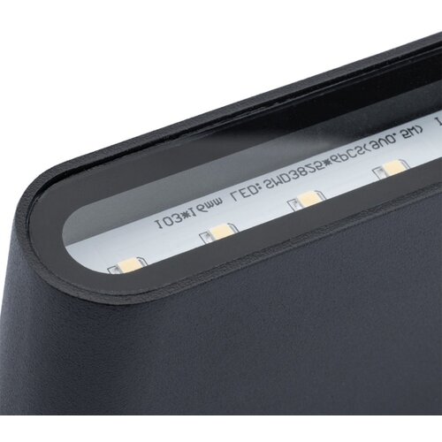  LED spolja&amp;scaron;nje zidno svetlo FLOW 2xLED/3W/230V IP54 crna Slike