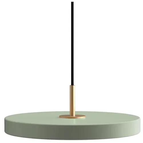 UMAGE Svetlo zelena LED viseča svetilka s kovinskim senčnikom ø 31 cm Asteria Mini –
