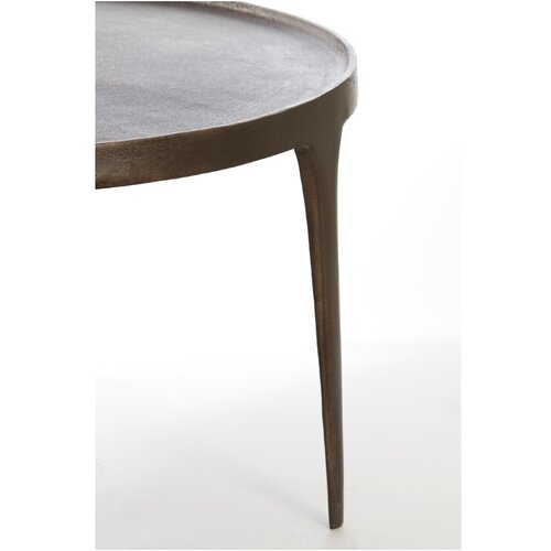 Light &amp;amp; Living rjave okrogle mizice v kompletu 2 ks &amp;oslash; 75 cm tobias &amp;ndash; Slike