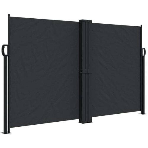vidaXL Bočna tenda na uvlačenje crna 140 x 1200 cm Cijene