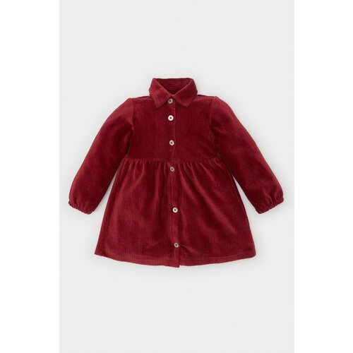 Defacto Baby Girl Long Sleeve Buttoned Corduroy Dress Slike