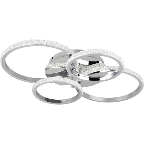 Tri O lED stropna svetilka v srebrni barvi 49.5x65.5 cm Cires Cene