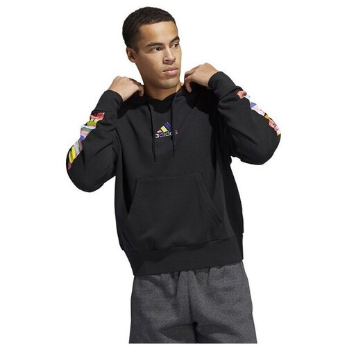 Adidas Puloverji Pride Hoody M Črna Slike