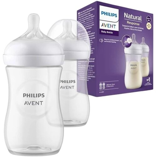 Philips Avent set plastičnih flašica za bebe Natural 260 ml Cene