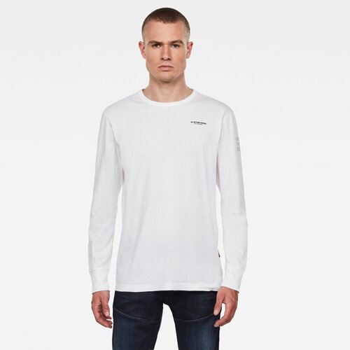 G-star T-shirt - Base R T L\S white Slike