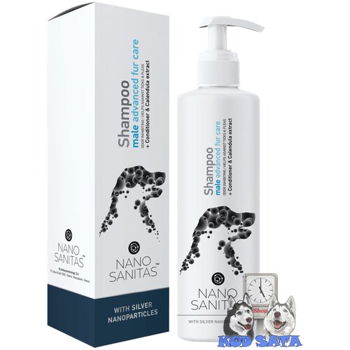 NANO sanitas šampon sa srebrom za dugodlake pse, za mužjake, 250ml Cene