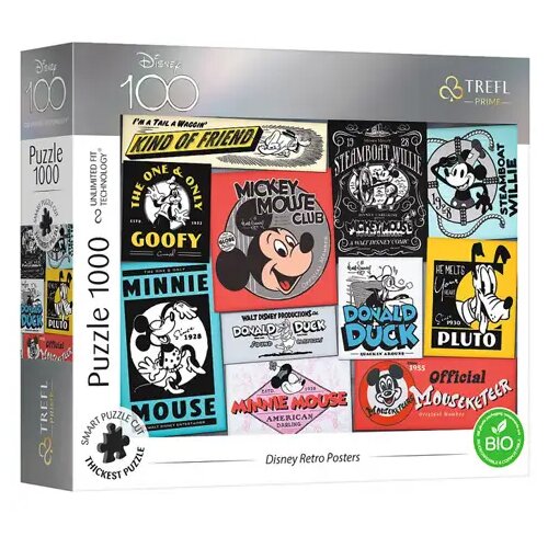 Trefl 1.000-delna sestavljanka Disney retro plakati - Cene
