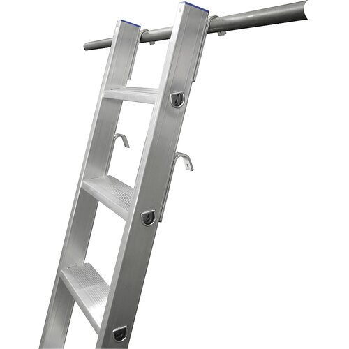 Krause-werk regalna aluminijasta lestev s kavlji Stabilo 8 stopnična 125187 Cene