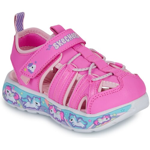 Skechers Sandale za devojčice Play Scene Splash - Cute Crew, 303162N-PKLP, Roze Cene