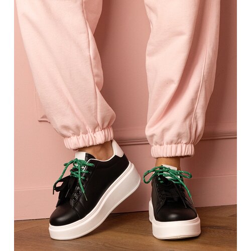 Gemre Black platform sports sneakers Kler Cene
