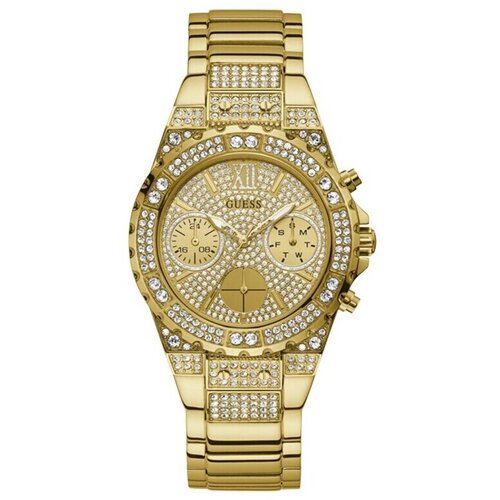 Guess Analogne ure gw0037l2 Pozlačena Slike