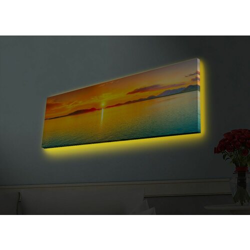  3090HDACT-003 multicolor decorative led lighted canvas painting Cene