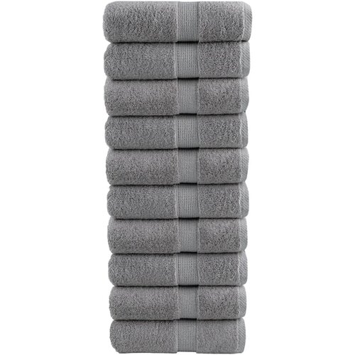 Premium ručnici za pranje SOLUND 10 kom. sive 30x30 cm 600 g/m&sup2; Cene