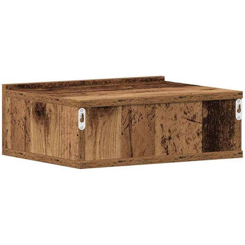 VidaXL Plutajući noćni ormarići 2 kom staro drvo 40x32x15 cm Slike