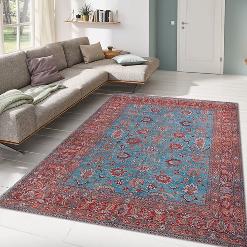  Blues chenille - claret red al 170  multicolor carpet (140 x 190) Cene