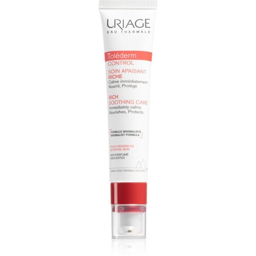 Uriage Toléderm Control Rich Soothing Care vlažilna pomirjajoča krema za občutljivo in netolerantno kožo 40 ml Cene