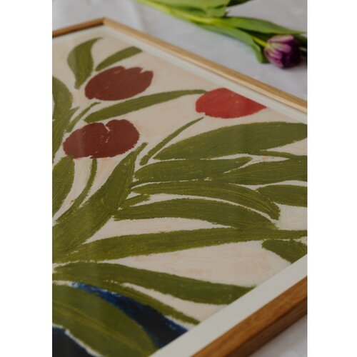 The Poster Club Plakat 70x50 cm Tulips in a Blue Vase &amp;ndash; Slike