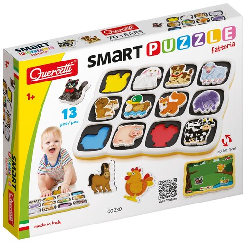Quercetti Quercetti: Domaće životinje Magnetni Puzzle 12 dijelova Cijene