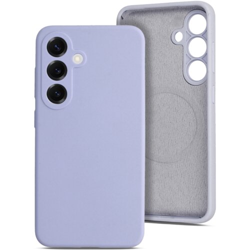 Onasi Mat Liquid silikonski ovitek z MagSafe za Samsung Galaxy S25 Edge - vijola Cene