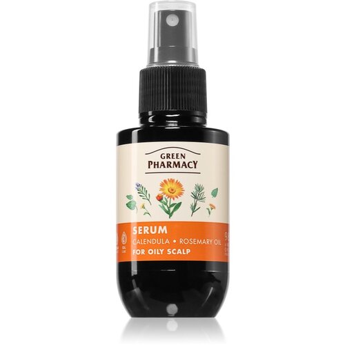 Green Pharmacy Calendula & Rosemary Serum serum za mastne lase 100 ml Cene