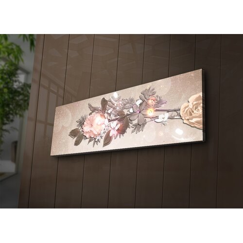 Opviq Slika na platnu sa LED osvetljenjem 30x90cm Cijene