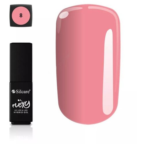 Silcare flexy Hybrid Gel-08 Trajni gel lak za nokte UV i LED Slike