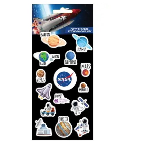 Luna Set NASA 3D naljepnica na listu 10x22 cm Cijene