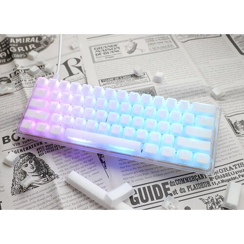 Ducky One 3 Aura White Mini keyboard Gaming USB QWERTY US International Slike