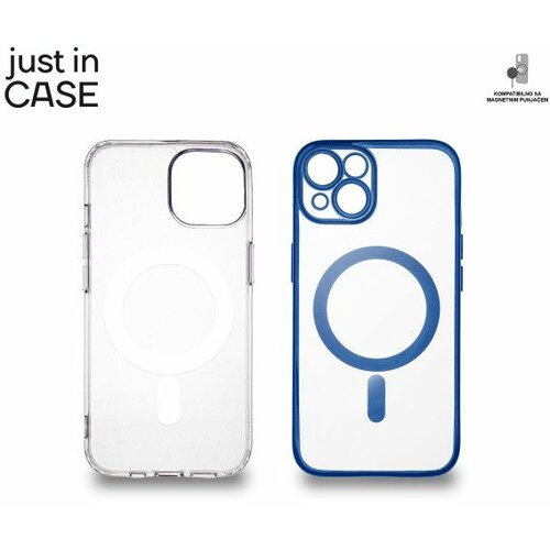 Just In Case 2u1 Extra case MAG MIX paket PLAVI za iPhone 14 Slike
