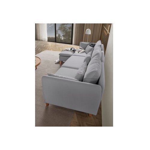 Atelier Del Sofa Ugaona garnitura Flexy Relax, 285x150x100 cm, Siva Slike