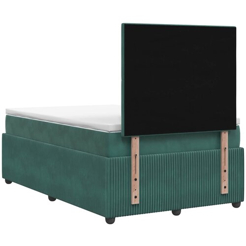  Boxspring krevet s madracem Tamnozelena 120 x 200 cm Bar&amp;scaron;un Slike