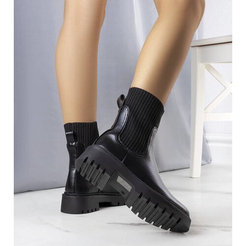 Gemre Insulated black ankle boots Caland Slike