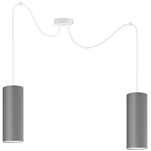  Luster na sajli ZIK 2xE27/40W/230V pauk siva Cene