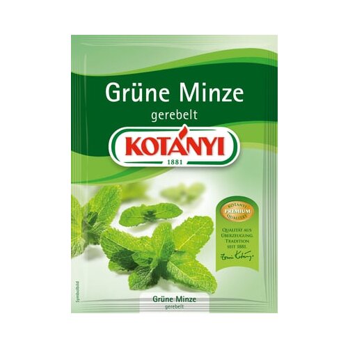 Kotanyi Su&amp;scaron;ena zelena meta - 9 g Slike