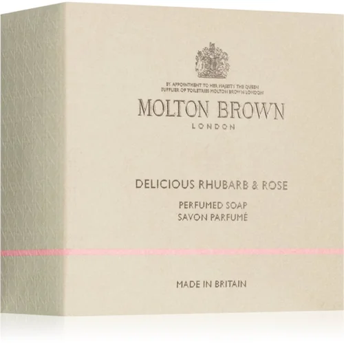 Molton Brown Rhubarb & Rose Perfumed Soap trdo milo za roke in telo 150 g