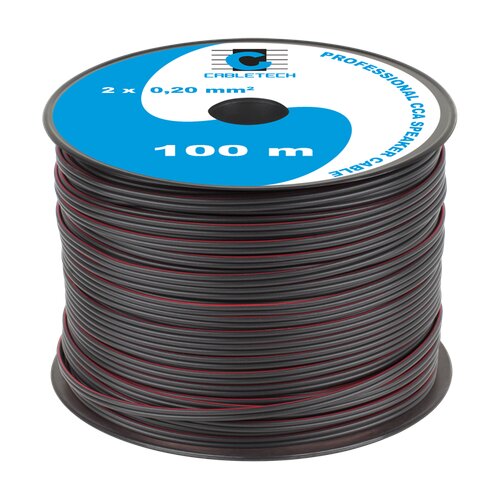 Cabletech CCA 0,20 mm zvučnički kabel crni Cene
