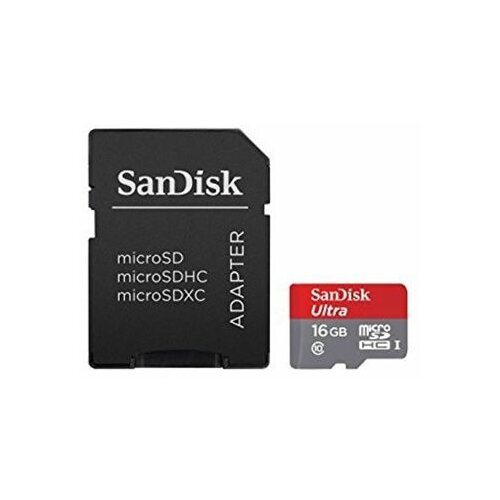 Sandisk 16GB MicroSDHC SDSQUAR-016G-GN6IA memorijska kartica Slike