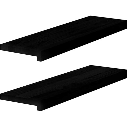  Prozorske klupice 2 kom tamnosmeđe 70x20x2 cm masivne hrast Cijene