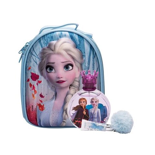 Disney Frozen II darilni set toaletna voda 100 ml + glos za ustnice 6 ml + nahrbtnik Elsa za otroke Cene