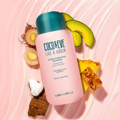 Coco &amp;amp; Eve Like A Virgin Super Hydrating Shampoo vlažilni &amp;scaron;ampon za sijaj in mehkobo las 288 ml Slike