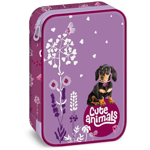 Ars Una Cute Animals - Puppy jazbečar vzor večplastni peresnica 15,5x22,5x4,5cm Cene