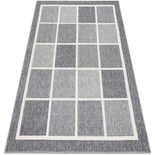 RugsX Preproge Preproga SPRING 20426332 kvadrati, okvir niz, zank 200x290 cm Siva Cene