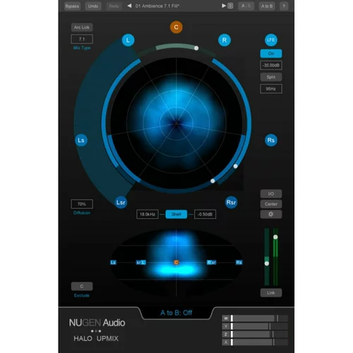 Nugen Audio halo upmix 3D (extension) (digitalni izdelek)