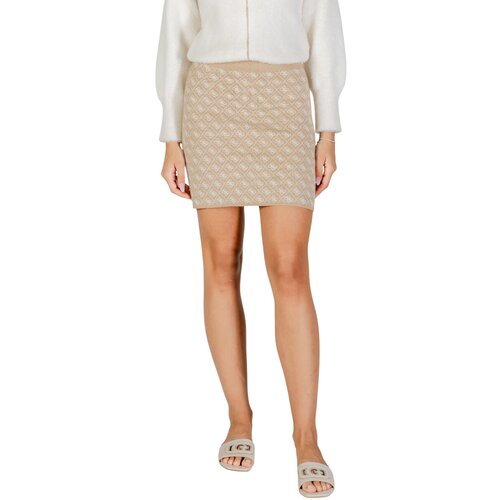 Guess AUBREY 4G SKIRT SWTR W5BD81 Z3JD2 Bež Slike